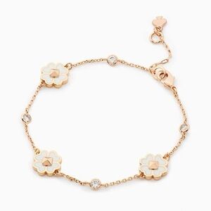 Kate Spade Rose Gold Floral Bracelet